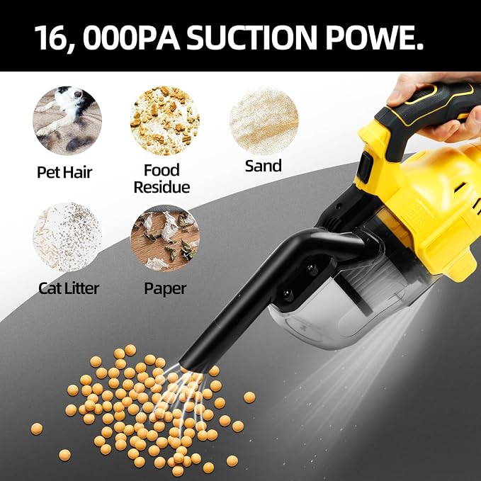 Cordless Handheld Vacuum Cleaner CVC010B, 31000 RPM, Stick Vacuum - Image 4
