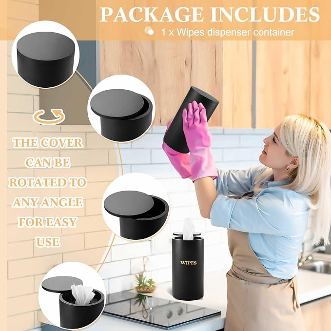 Refillable Wet Wipes Dispenser Disinfecting Wipe Container - Image 3