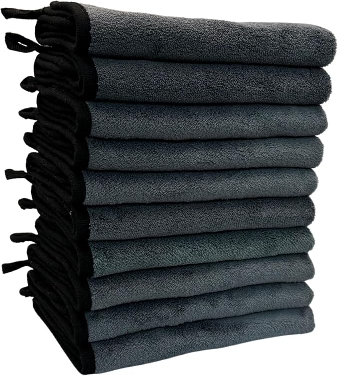 Deluxe Premium Microfiber Towels Ultra-Absorbent Soft Polishing Drying Cleaning - Image 7