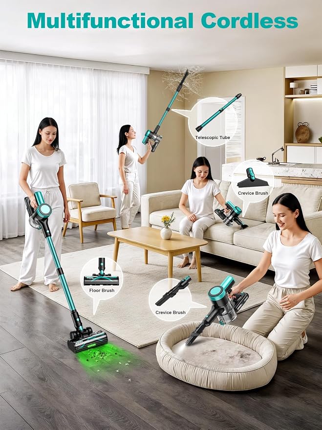 Cordless Vacuum Cleaner, 58Kpa Vacuum Cleaners - Image 7