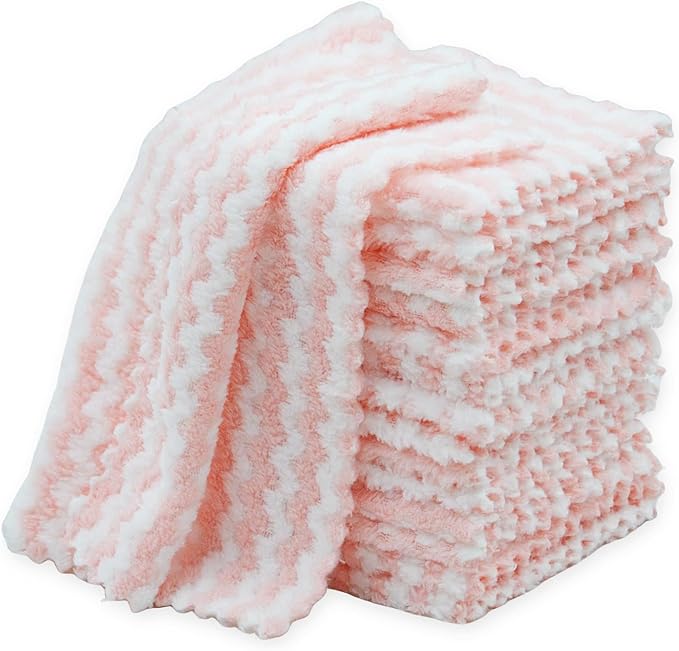 10PACK Kitchen Cleaning Cloths, Microfiber Dish Cloths: All-Purpose by Neoweming-Lessismore