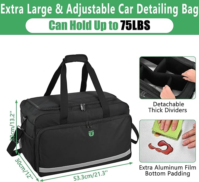 Extra Large Car Detailing Bag, Cleaning Caddy - Image 3