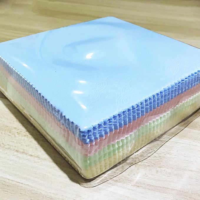 100pcs Microfiber Glasses Cleaning Cloth Fiber Material - Image 4