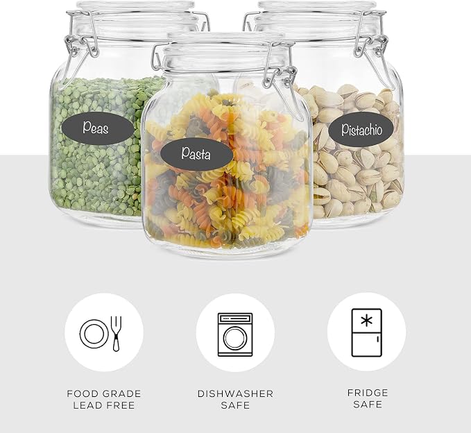JoyJolt Airtight Glass Jars - Image 4