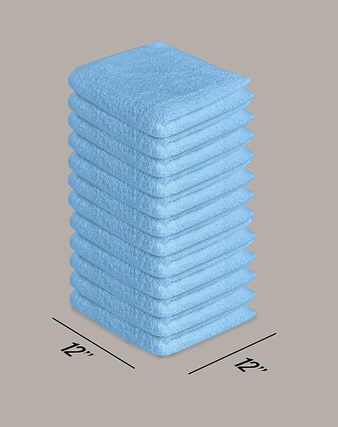 Softolle 100% Cotton Washcloths 24 Pack Soft, Highly Absorbent Washcloth - Image 7