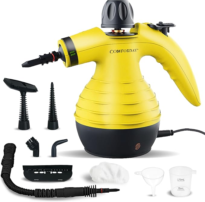 Comforday Handheld Steam Cleaner, Pressurized Portable Steam Cleaner by COMFORDAY