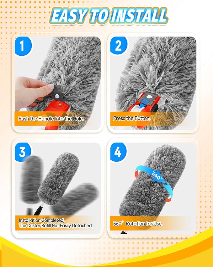 KEEPOW Upgraded Reusable Duster Refills Compatible - Image 3