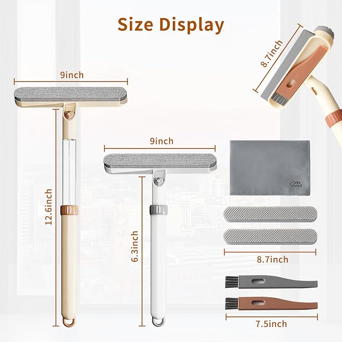 5-in-1 Extendable Window Squeegee - Image 4