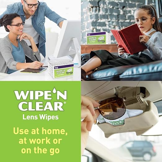 Flents Lens Wipes, Wipe 'N Clear, Pre-Moistened, Streak-Free, Safe - Image 6