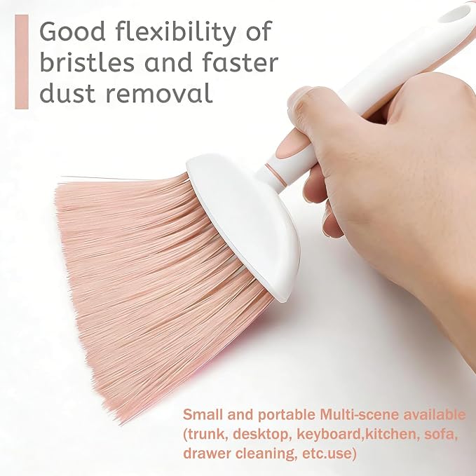 Broom Dustpan Brush Small Dust pan: Small Broom and Dustpan Set Mini Dust pan - Image 6