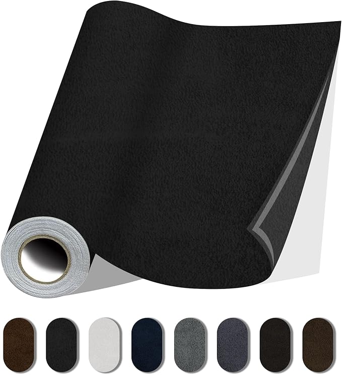 Fabric Repair Patches, 17X79 Inch Self-Adhesive Suede Patches Tape Durable by Lifeshoon