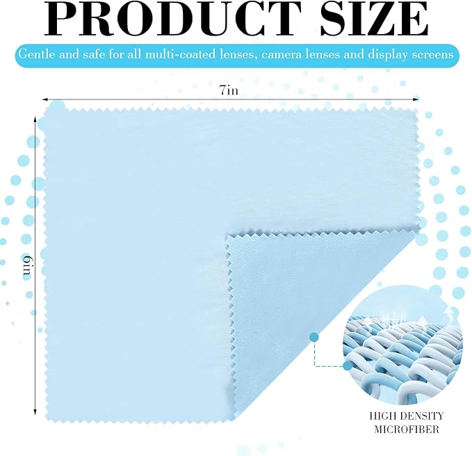 Microfiber Glasses Cloth 15 Pack - Image 3