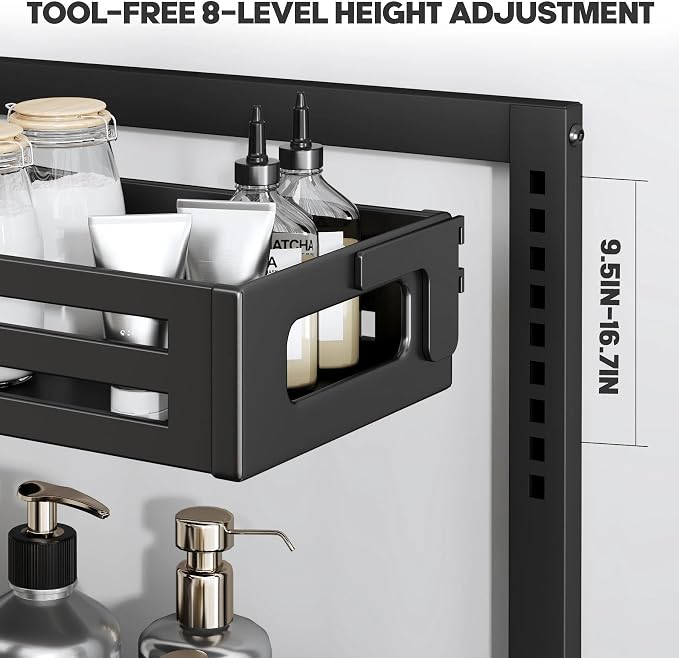 2 Pack 17IN-Depth Under Sink Organizer, Pull Out Cabinet Organizer - Image 4