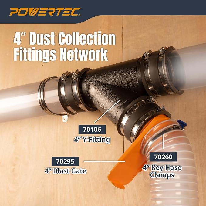 POWERTEC Clear PVC Pipe 4" x 36" Long, 1PK Rigid Plastic Tubing, Round Tube - Image 4