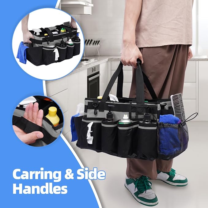 Large Cleaning Supplies Bags for Housekeepers, Professional Wearable Cleaning - Image 4
