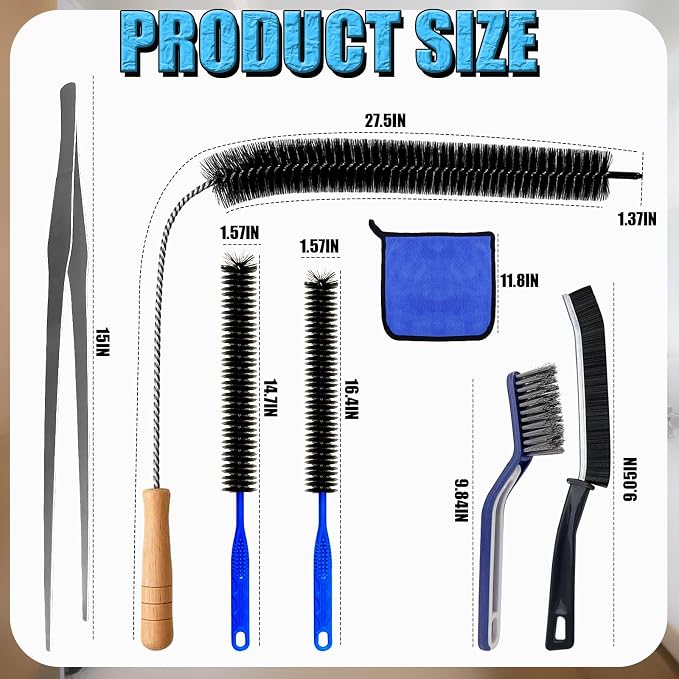 7 Pack Dryer Vent Cleaner Kit, Flexible Dryer Lint Brush Vent Cleaner，Dryer - Image 6