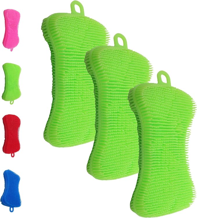 Silicone Dish Sponge by Gadgetime+USA