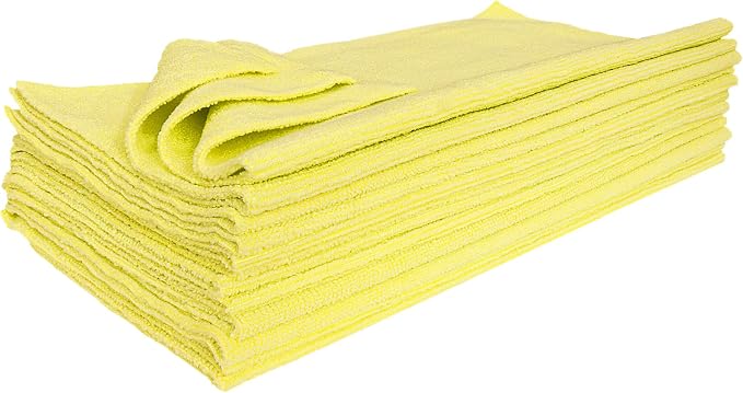 Eurow Ultrasonic Cut 300 GSM Microfiber Cleaning Towels, Streak-Free, Ultra by Eurow