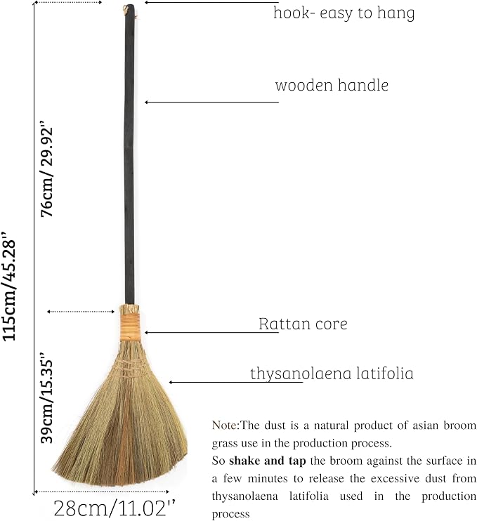 Vietnamese Straw Soft Broom - Image 2