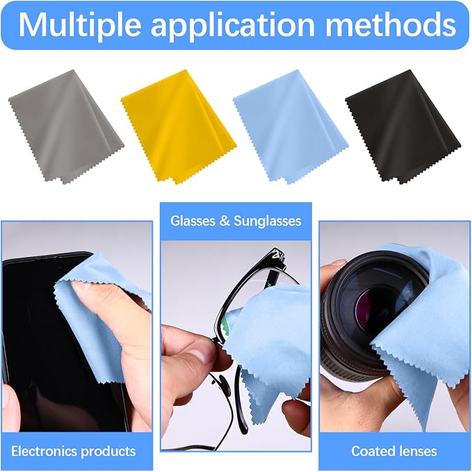 80 Pack Microfiber Cleaning Cloth - Image 5