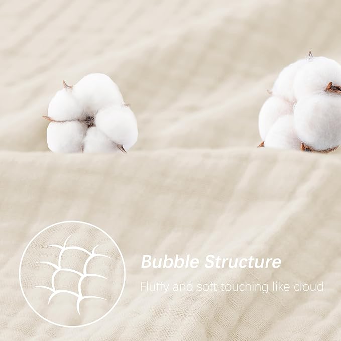 SWEET DOLPHIN Muslin Hooded Baby Bath Towels - Image 6