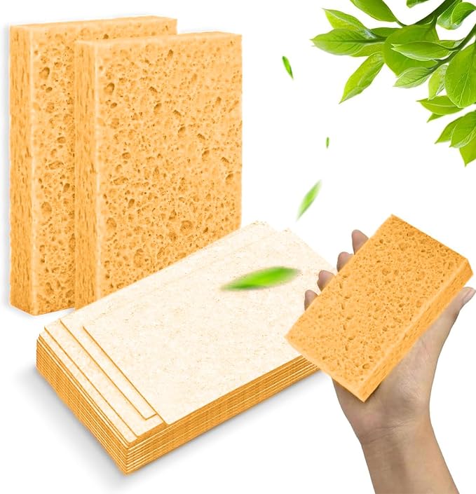 12 - Pack Non-Scratch Scrub Sponges - Sponges - Image 3