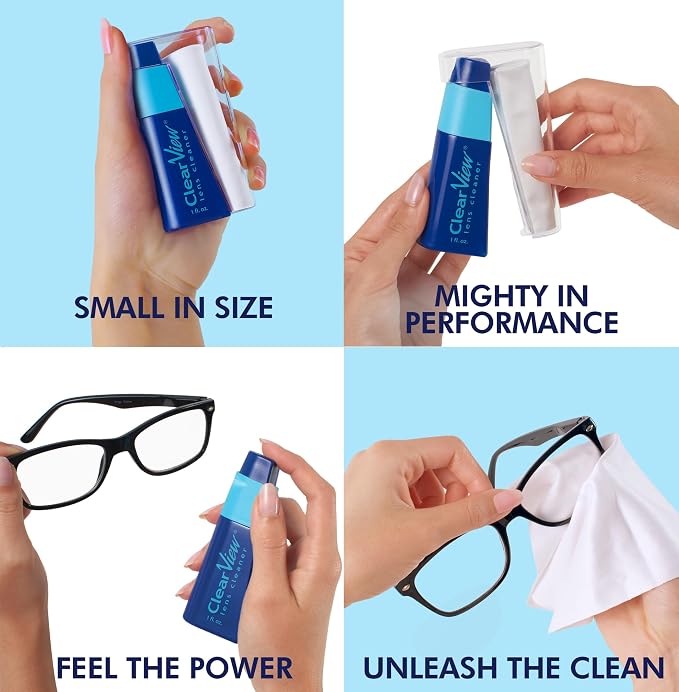 Portable Lens Cleaner Kit – Eyeglass Lens Cleaner Spray Kit - Image 2