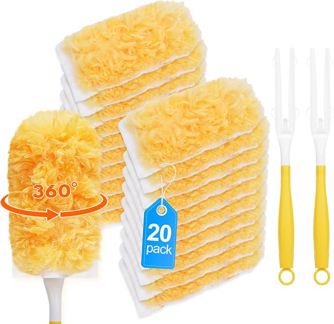 Duster Refill Compatible with Swiffer Duster Handle, 360 Heavy Duty Duster by YagoDago