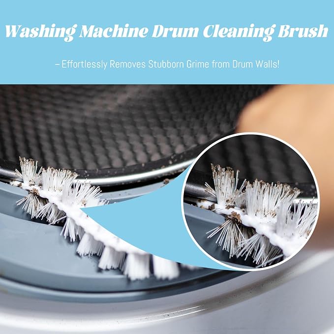 Washing Machine Cleaning Brush, Dryer Vent Cleaner Kit, Crevice Brush - Image 3