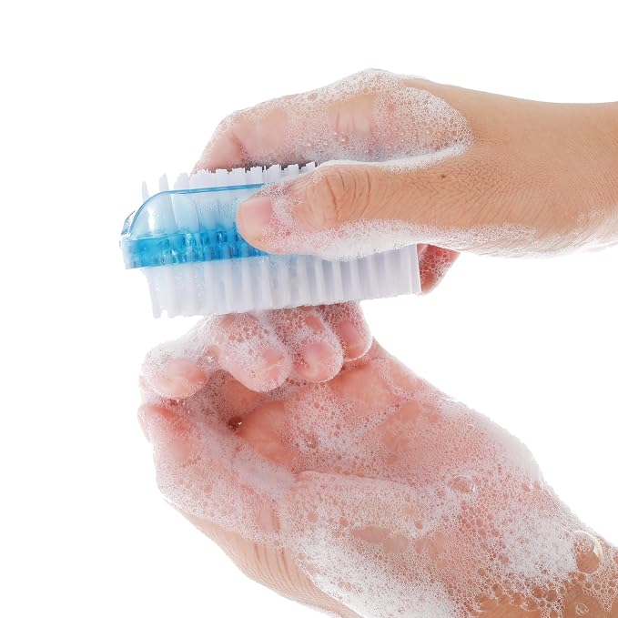 Nail Cleaning Brushes, Double Sided Nail Clean Up Brush - Image 2