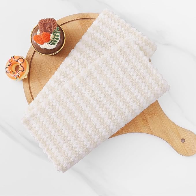 Homaxy Kitchen Towels, Ultra Soft and Absorbent Dish Towels, Reusable Fast - Image 6