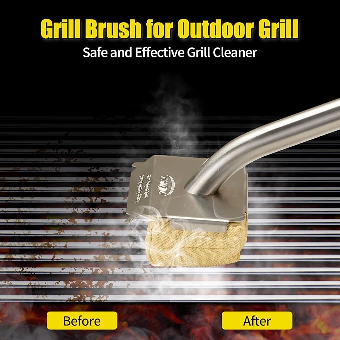 Grill Brush Bristle Free-Steam Grill Brush - Image 6