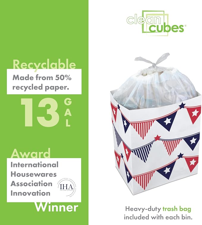 13 Gallon Disposable Pop-Up Trash Cans - Image 4