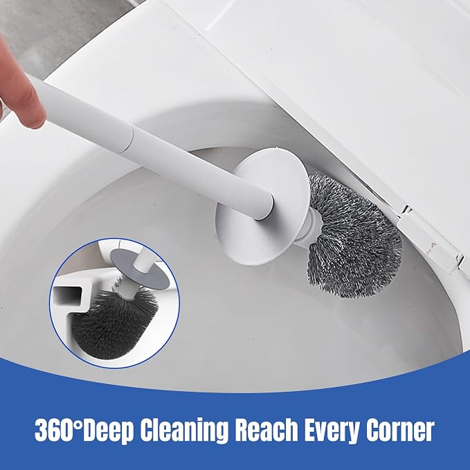 2 Pack Toilet Brush and Holder Set - Image 5