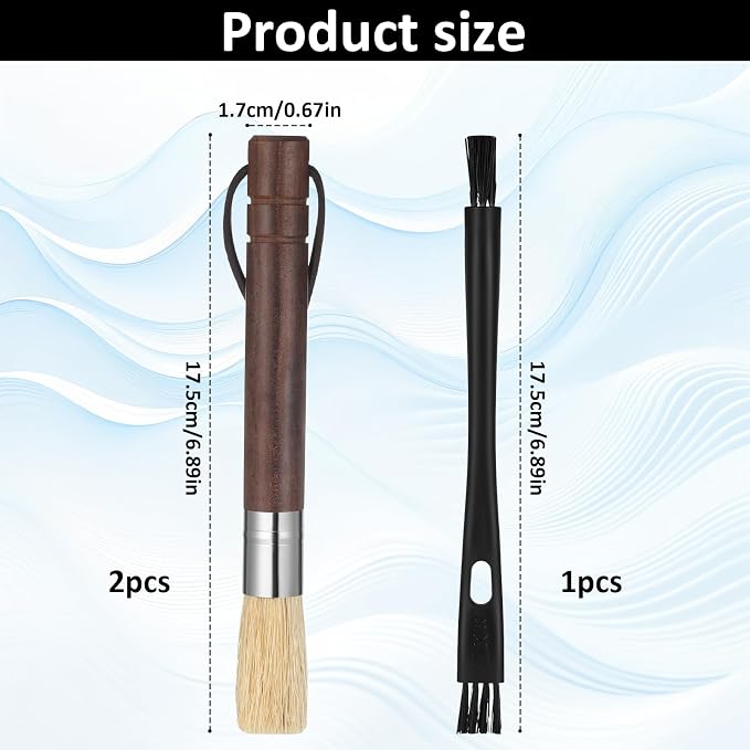 3 Pack Coffee Grinder Brush, Espresso Machine Brush - Image 2
