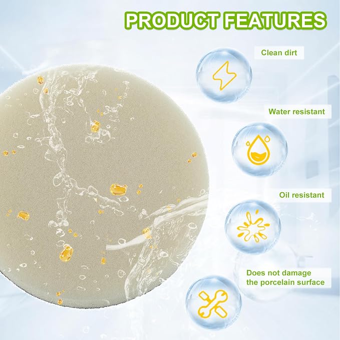 16pcs Foam Pads Power Scrubber Pads Set Electric Scrubber Replacement Scouring - Image 6