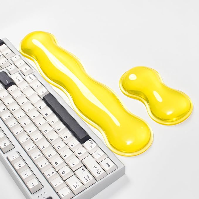 Gel Keyboard and Mouse Wrist Rest Set – Clear Wrist Rest - Image 5
