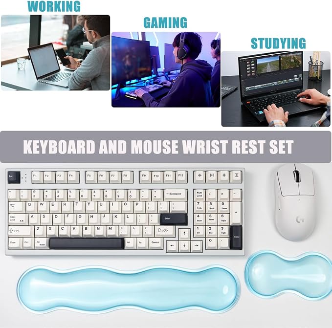 Clear Gel Mouse Wrist Rest, Comfort & Support - Image 5