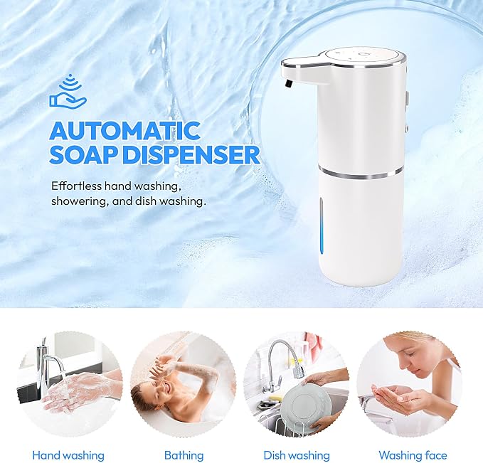 Automatic Foaming Soap Dispenser, Touchless Foam Soap Dispenser, 12.8oz - Image 8