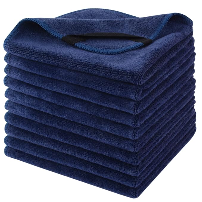 SINLAND Microfiber Facial Cloths Fast Drying Washcloth 12inch x 12inch by SINLAND