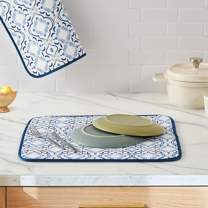 FRESHMINT Printed Dish Drying Mats - Image 2