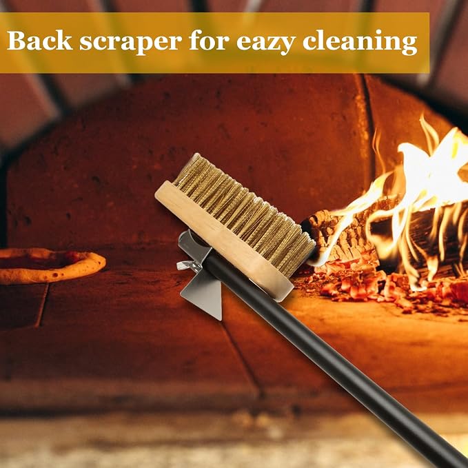1 Pcs Adjustable 47" Pizza Oven Brush - Image 6