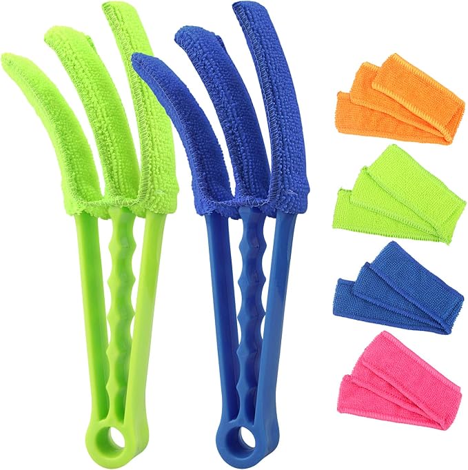 Window Blind Cleaner Duster Brush Kit 2 Pack Brush by RUIMAICAN
