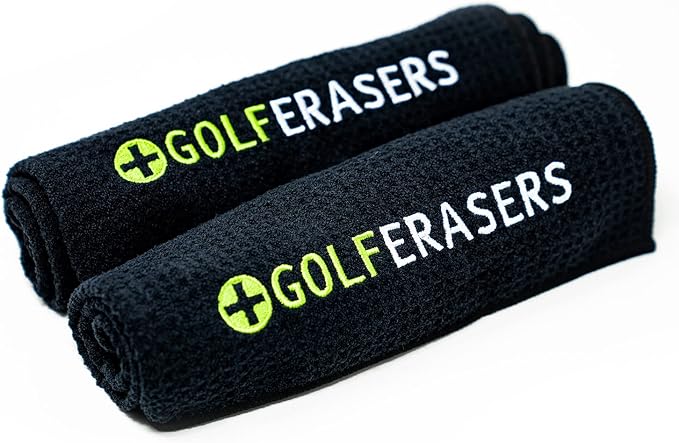 Premium Microfiber Golf Towel by GolfERASERS