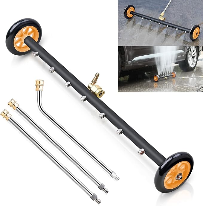 Pressure Washer Undercarriage Cleaner, Upgrade Extended 24 Inch Power Washer by SupplierforCats