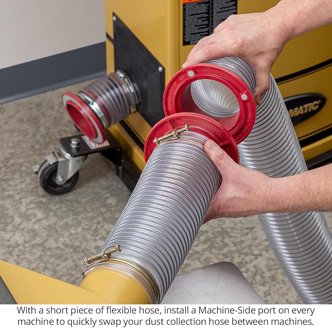 Woodpeckers MagQuick Magnetic Dust Ports – Magnetic Dust Collection Fittings - Image 4