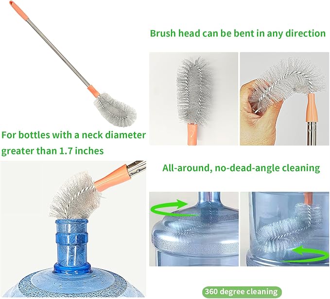 2-Pack Bucket Brush, Bottle Brush - Image 2