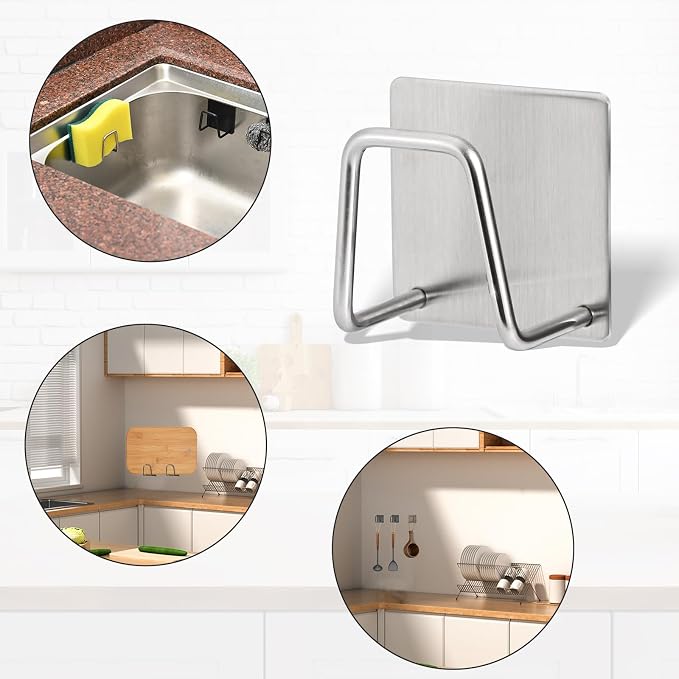 2-Pack Stainless Steel Sponge Holder - Image 6