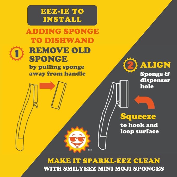 Smilyeez No Plastic Mini Moji Scrubbing Sponge Refills - Image 5