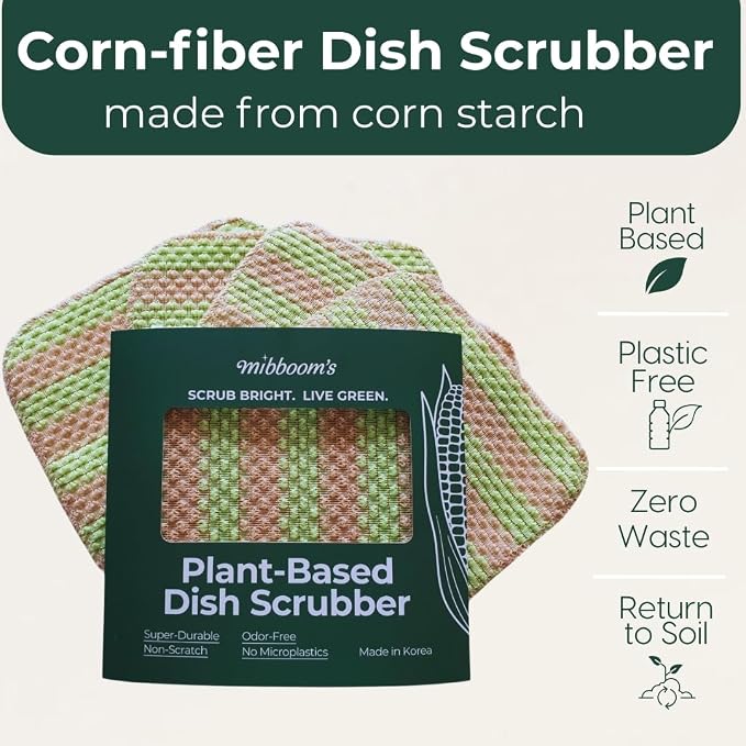 mibboom's Dish Scrubbers – Non-Scratch, Reusable Kitchen Sponges - Image 2